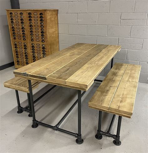 industrial metal table bench legs